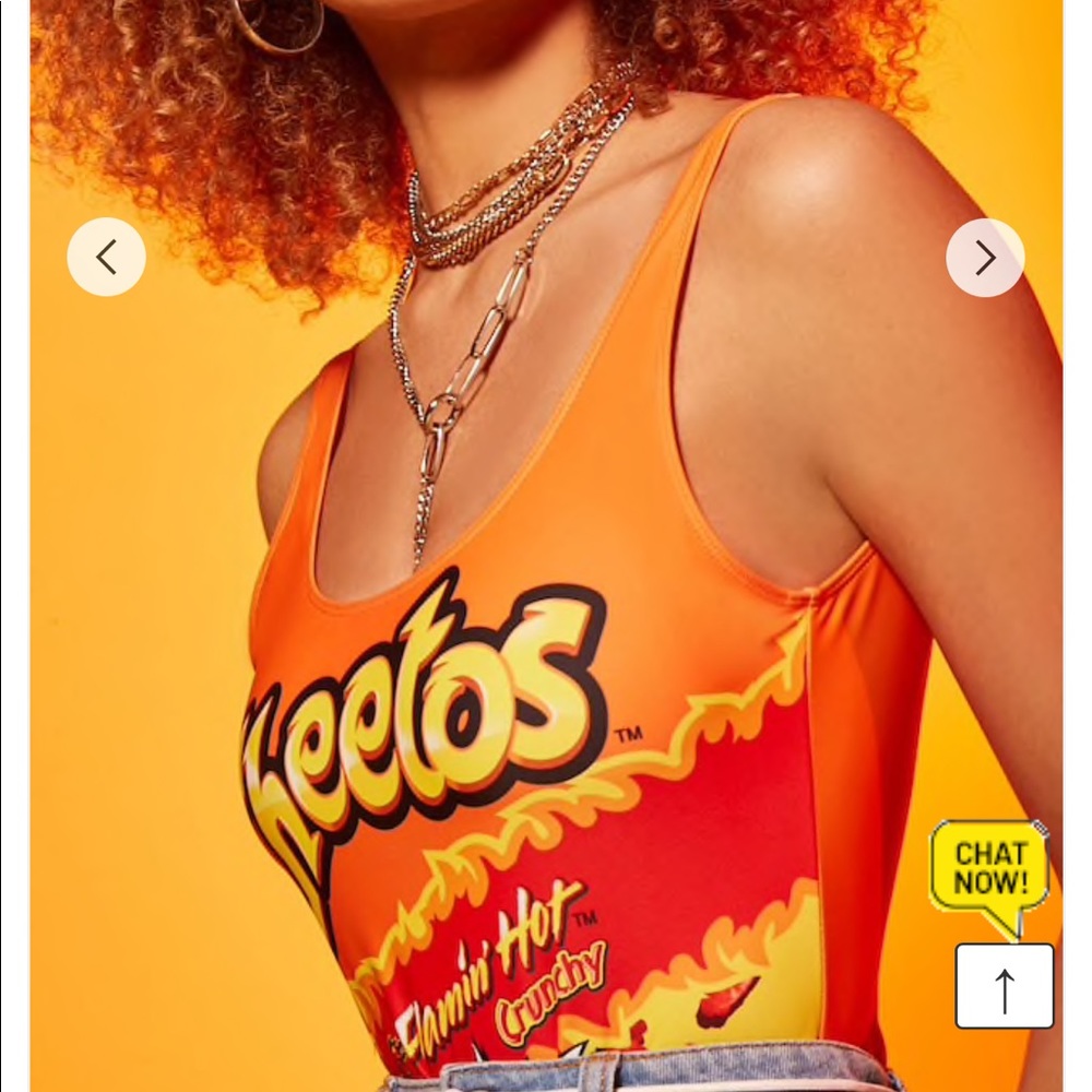 Flaming Hot Cheetos Body Suit